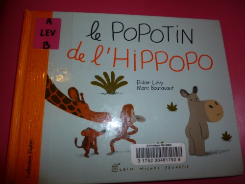 Livre le popotin de l'hippopo
