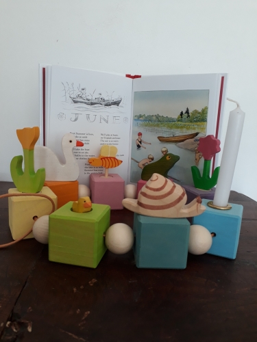 Around the year, la ronde de l'année, livre, Elsa besbow