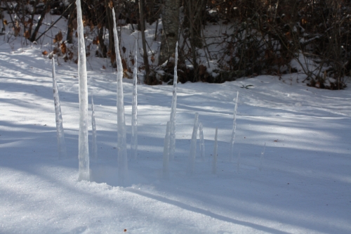 land art,livre,hiver,neige