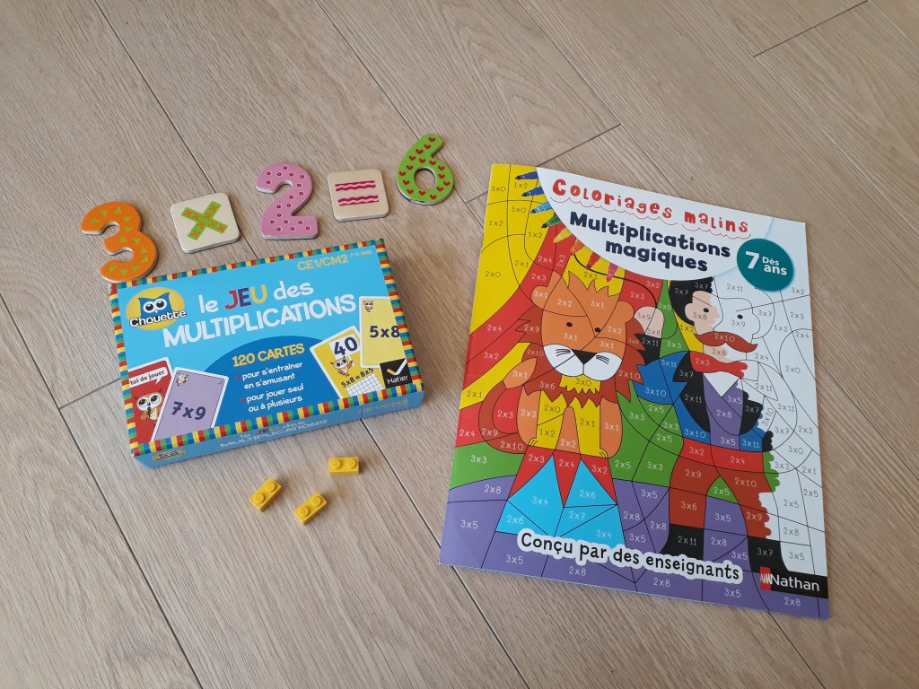 apprentissage coschooling mathématiques tables de multiplication ludique jeu