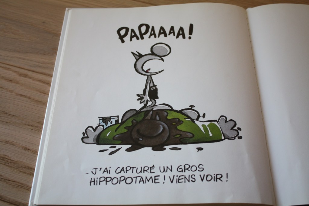 le fils du chat,geluck,papa j'ai peur