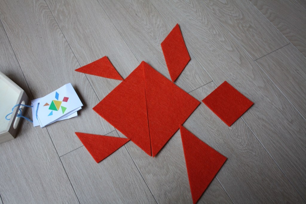 tangram,tortue,mer,marin,feutrine