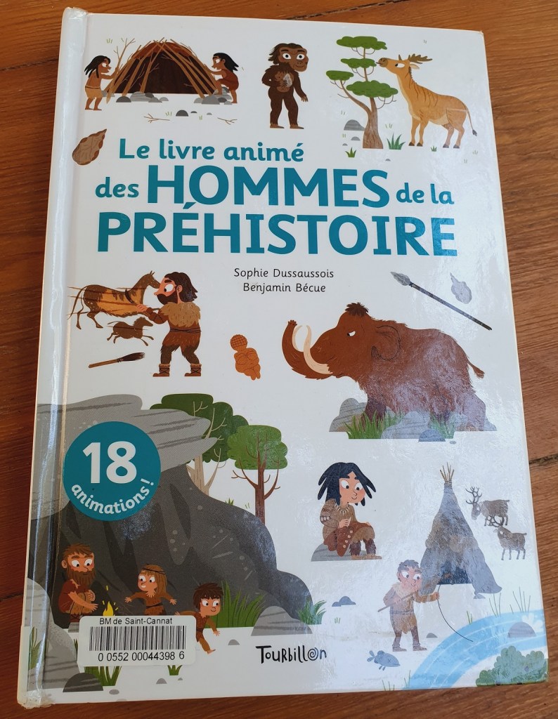 livre documentaire enfants hommes préhistoriques préhistoire